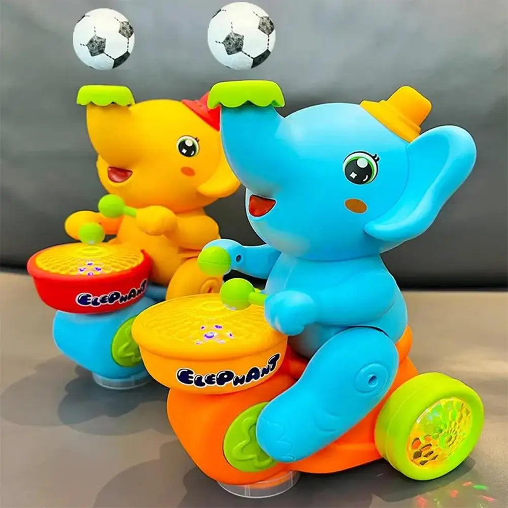 פילון מתופף עם כדור צף