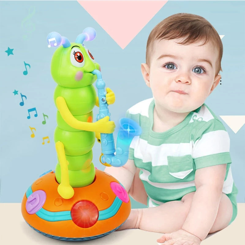 צעצוע זחל רוקד ומנגן