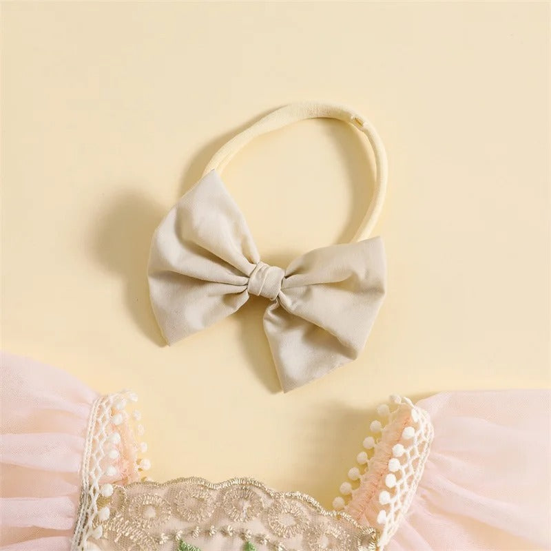 שמלת טול אלגנטית - פסי