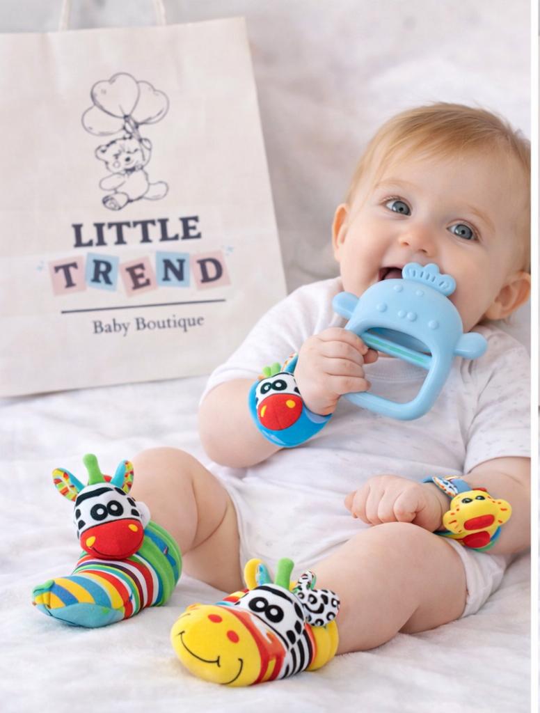 סט גרבי צעצוע עם זוג צמידים- מונטסרי