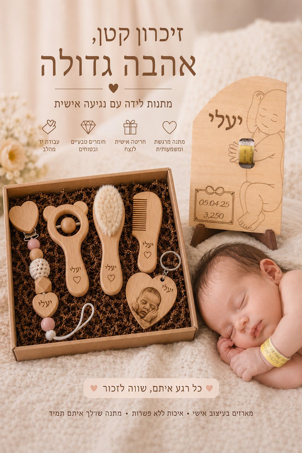 הצמיד הקטן מבי"ח הופך למזכרת לכל החיים